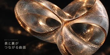 メビウスの輪にフタをすると「射影平面」になる。ボーイ曲面を実装したら、三重点がただ1つ現れた