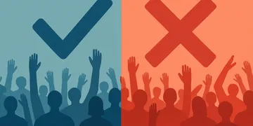 多数決は実力差を消さずに増幅する。Condorcetの陪審定理を101人分シミュレーションしたら、p=0.55の集団は正解率0.84、p=0.45は0.16まで転落した