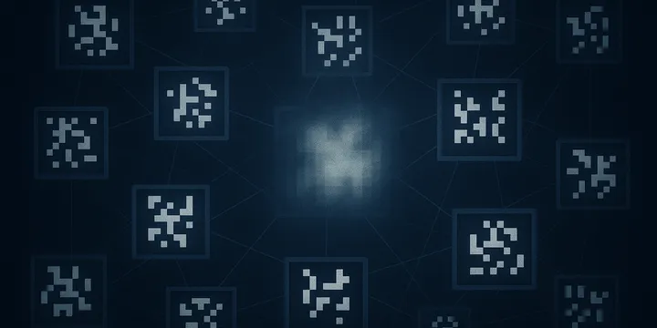 Hopfieldネットワークの記憶容量を実測。理論値141枚のはずが、文字パターンは3枚で崩壊した