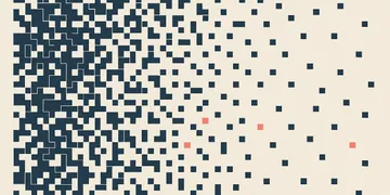 ライフゲームの初期密度を6倍変えても、行き着く密度は同じだった。違うのは「落ち着くまでの時間」だけ